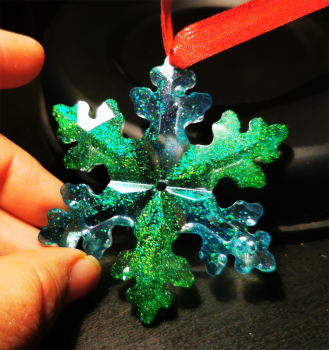 Schneeflocken Anhänger für Weihnachtsbaum